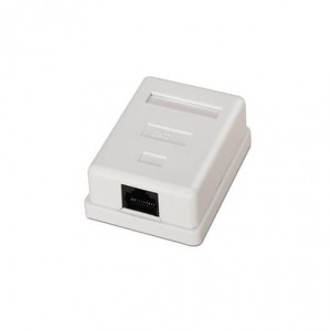 ROSETA SUPERFICIE 1XRJ45 CAT 6 AISENS BLANCO