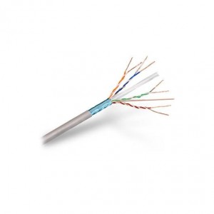 CABLE RED FTP CAT6 RJ45 AISENS 100M GRIS