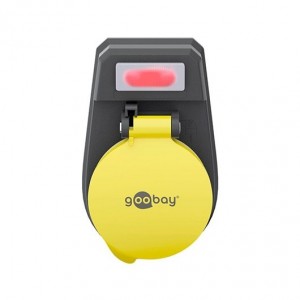 ENCHUFE DE JARDIN GOOBAY PARED CON INTERRUPTOR