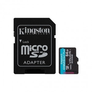 MEM MICRO SDXC 64GB KINGSTON CANVAS GO UHS-I CL10