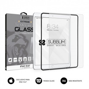 SUBBLIM Protector de Cristal Templado Extreme Tempered Glass IPAD 10.2" 7a-8a Gen