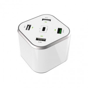 CARGADOR USB CASA AISENS 48W BLANCO