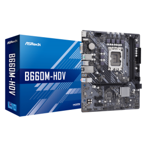 Asrock B660M-HDV Intel B660 LGA 1700 micro ATX