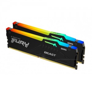 MEMORIA KINGSTON FURY BEAST RGB DDR5 32GB KIT2 5200MHZ  CL40