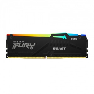 MEMORIA KINGSTON FURY BEAST RGB DDR5 32GB KIT2 6000MHZ  CL40