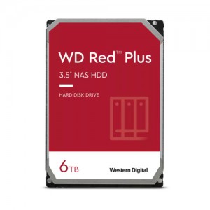 Western Digital Red Plus WD60EFPX disco duro interno 3.5" 6000 GB Serial ATA III