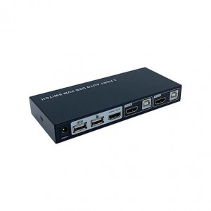 CONMUTADOR KVM HDMI 4K AISENS NEGRO