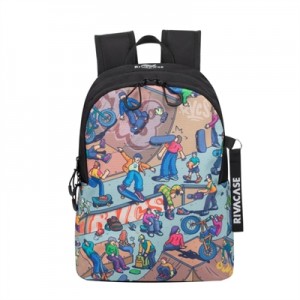 RIVACASE 5420 Agora Mochila 12L 7/12" Skaters