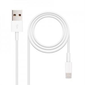 Nanocable Cable de datos/carga Lightning/USB 0,5 m