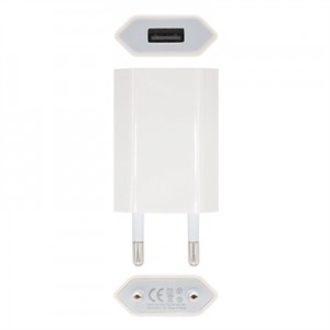 Nanocable Mini Cargador USB  Ipod /Iphone 5V-1A Bl