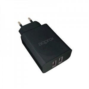 Approx cargador usb 12w  2-usb 5v/2.4A