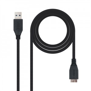 Nanocable Cable USB 3.0 Tipo A/macho-MicroUsb/B 1m