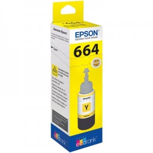 Epson Botella Tinta Ecotank T6641 Amarillo 70ml