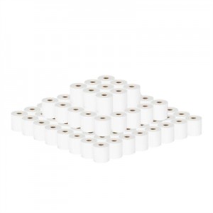 Pack 100 rollos papel térmico sin BPA 57X57mm