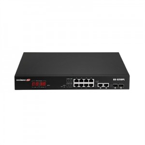 Edimax PRO GS-5210PL Switch 10xGb PoE+ 2xSFP Surve