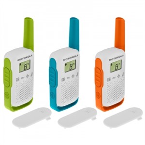 MOTOROLA T42 Walkie Talkie 4Km 16CH Blanco Triple