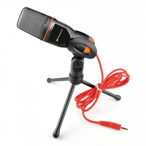 Microfono multimedia phoenix phpodcaststudio jack 3.5mm