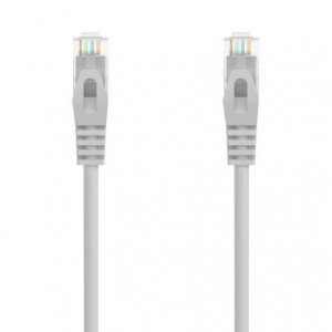 Cable de Red RJ45 AWG24 UTP Aisens A145-0555 Cat.6A/ LSZH/ 20m/ Gris