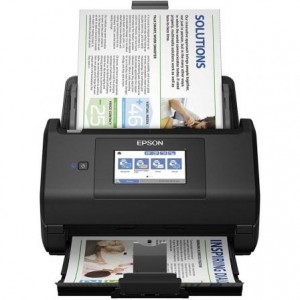 Escáner Documental Epson WorkForce ES-580W con Alimentador de Documentos ADF/ Doble Cara