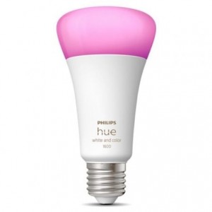 Bombilla Led Inteligente Philips Hue White and Color A67/ Casquillo E27/ 13.5W/ 1600 Lúmenes/ 2000K-6500K/ Precisa Philips Hue Bridge