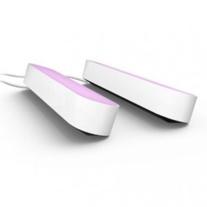 Lámpara Inteligente Philips Hue White and Colour Ambiance Play light bar/ Pack 2/ Blanca/ Precisa Philips Hue Bridge
