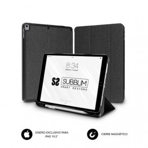 Funda Subblim Shock Case para Tablet iPad 9/8/7 Gen 10.2"/ Negra