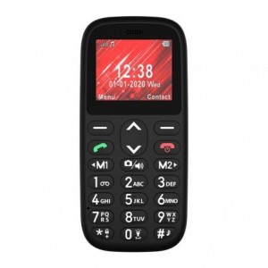 Teléfono Móvil Telefunken S410 para Personas Mayores/ Negro