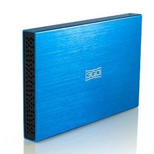 CARCASA DISCO DURO 3GO 2.5" SATA-USB 3GO AZUL 2013