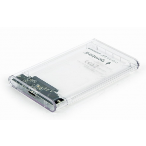 CARCASA DISCO DURO GEMBIRD SATA USB 3.0 2,5" TRANSPARENTE